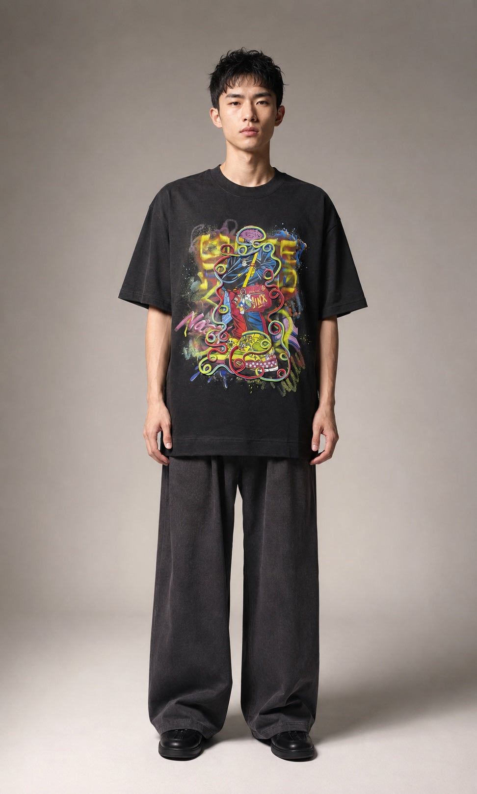 Corded Graphic Tee