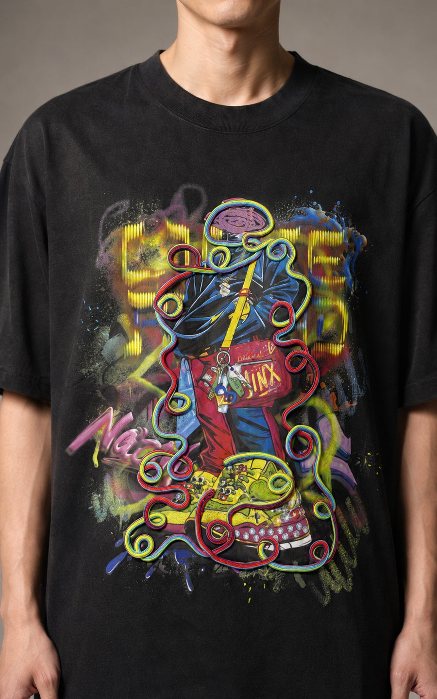 Corded Graphic Tee